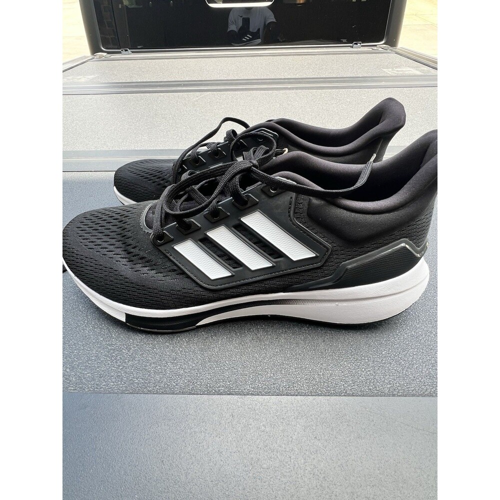 Adidas Men's Running Shoes EQ21 Run GY2190 Black/White Size 10.5 Comfort